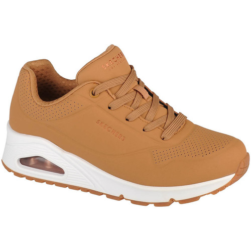 Chaussures Femme Baskets basses Skechers deportiva Uno-Stand on Air Marron