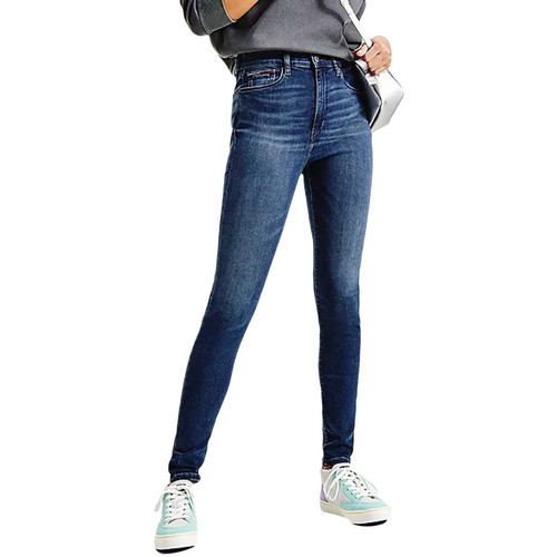 Vêtements Femme Jeans format Tommy Jeans Super skinny Sylvia Bleu
