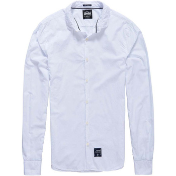 Vêtements Homme Chemises manches longues Superdry M40003QO Blanc