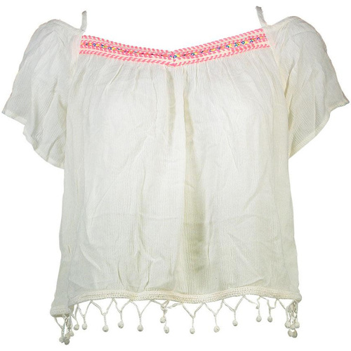 Tops & Blouses Superdry G60010AO Blanc - Vêtements Blouses Femme 46 