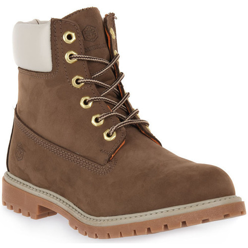 Chaussures Lumberjack M0008 ANKLE BOOT TAUPE WHITE Marrone - Chaussures Boot Homme 98 