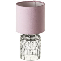 Maison & Déco Lampes à poser Unimasa Lampe en verre 28 cm Rose