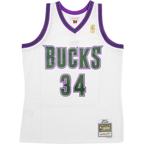Vêtements myspartoo - get inspired Mitchell And Ness Maillot NBA Ray Allen Millwauk Multicolore