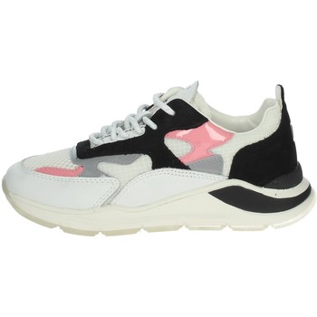 Chaussures Fille Baskets basses Date J321-FG2-NK-WP Blanc/rose