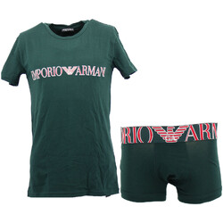 Vêtements Homme Pyjamas / Chemises de nuit Ea7 Emporio pattern Armani Ensemble de sous-vêtements Vert