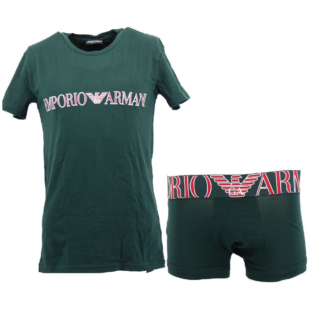 Vêtements Homme Pyjamas / Chemises de nuit Ea7 Emporio Armani Ensemble de sous-vêtements Vert