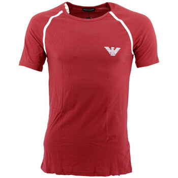 Vêtements Homme T-shirts & Polos Ea7 Emporio logo-print ARMANI Tee-shirt Rouge