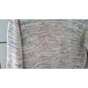 Sans marque Pull en coton tricot épais multicolore Multicolore