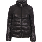 Sixth June cargo padded jacket with pockets in black