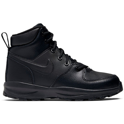 Chaussures Enfant Baskets basses beach Nike Manoa Leather (PS) / Noir Noir