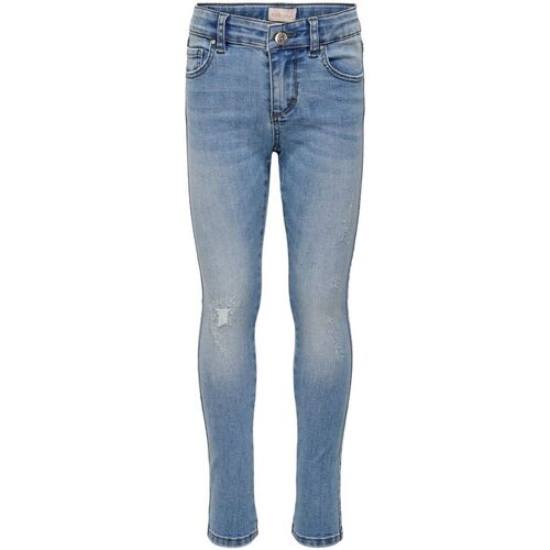 Vêtements Fille Jeans Glimmering Only 15253097 RACHEL-LIGHT MEDIUM DENIM Bleu