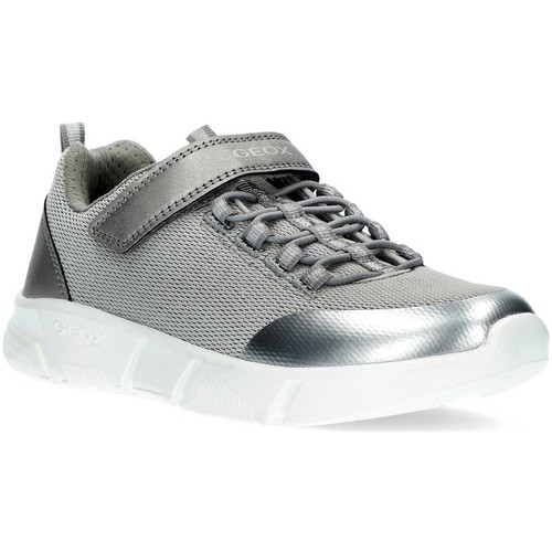 Chaussures Fille Baskets basses Geox CHAUSSURES  J ARIL J16DLB DK_SILVER