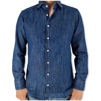 Vêtements Homme Chemises manches longues Bastoncino Chemise B1747 Homme toile de jean Bleu