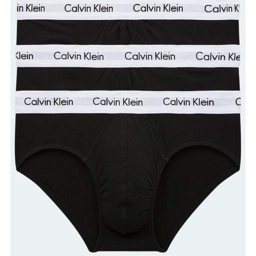 Sous-vêtements Homme Caleçons Calvin Klein Jaqueline Jeans 0000U2661G 3P HIP BRIEF Noir