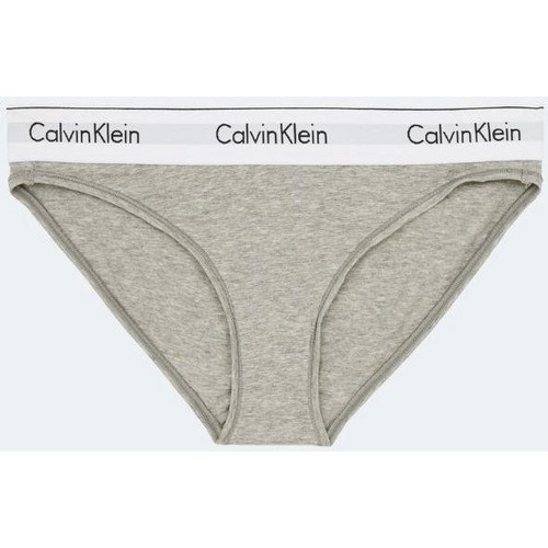 Sous-vêtements Femme Slips Calvin Klein Jeans 0000F3787E BIKINI Gris