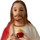 Maison & Déco Statuettes et figurines Phoenix Import Statue Jésus Christ Sacré Cur Rouge