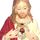 St. Pierre et Miquelon Statuettes et figurines Phoenix Import Statuette Jésus Christ Sacré Coeur Rouge Rouge