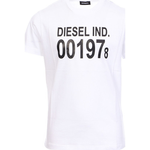 Vêtements Garçon T-shirts & Polos Diesel 00J4YB-00YI9 Blanc
