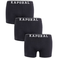 Sous-vêtements River Boxers Kaporal Pack x3 front logo Noir