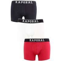 Sous-vêtements Homme Boxers Kaporal Pack x3 Front logo Multicolore