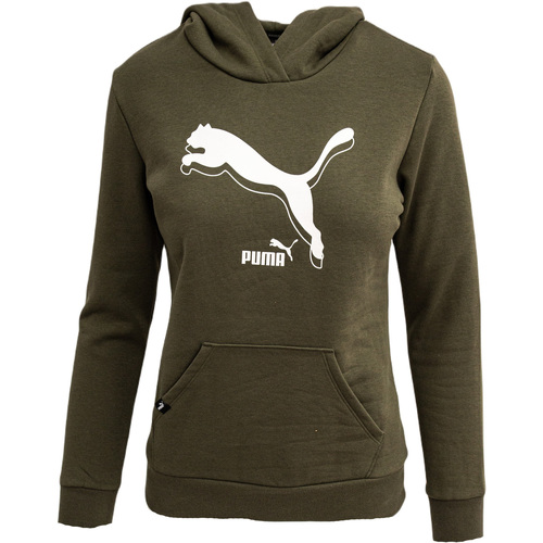 Vêtements Femme Sweats Puma Power Logo Vert