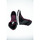 Chaussures Femme Bottes ville DC Shoes Nadene High Leg Leather Lace-up Noir
