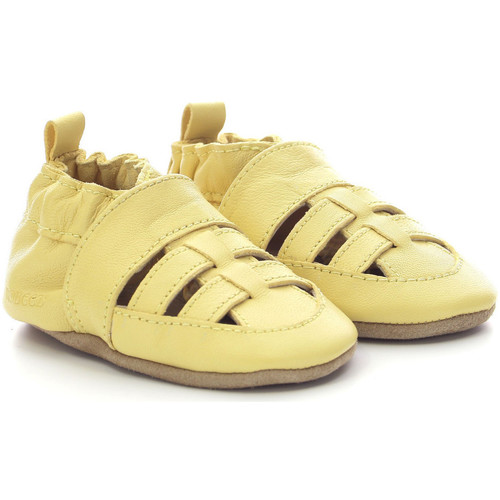 Chaussures Robeez Sandiz Veg JAUNE - Chaussures Ballerines Enfant 35 