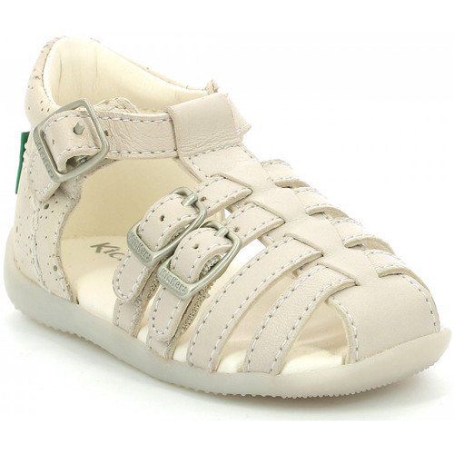 Chaussures Fille Sandales et Nu-pieds Kickers Bigfor Blanc