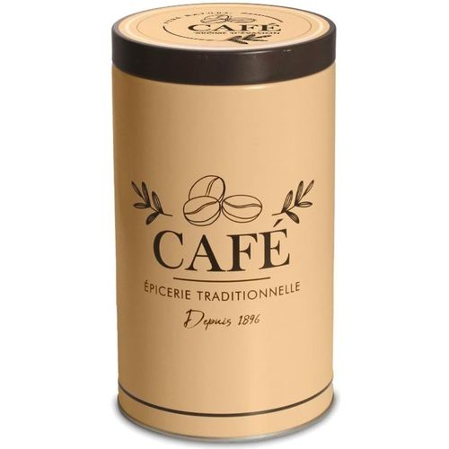 Vases / caches pots dintérieur Paniers / boites et corbeilles Sud Trading Boite pour ranger le café- Épicerie Traditionnelle Beige
