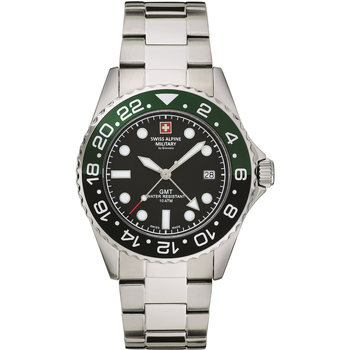 Swiss Military 70.479.144 Homme Montres Analogiques Swiss Alpine Military Swiss Military 7052.1138, Quartz, 42mm, 10ATM Argenté