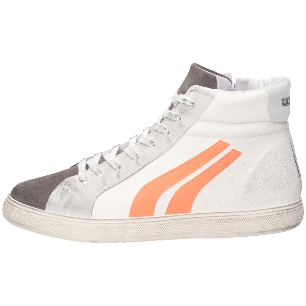 Chaussures Homme Baskets basses Mecap 6201-024 Basket homme Fluo blanc-gris-orange Multicolore