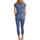 Vêtements Femme Pyjamas / Chemises de nuit Lisca Pyjama leggings tunique manches courtes Juliette Bleu