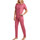 Vêtements Femme Pyjamas / Chemises de nuit Lisca Pyjama pantalon top manches courtes Juliette Rose