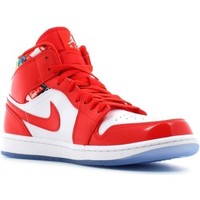 Chaussures Baskets montantes Air  Jordan Air jordan   Mid « Red Patent »  dc7294 600 rouge blanc 