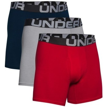 Sous-vêtements Homme Boxers Under Polo ARMOUR Charged Cotton 6IN 3 Pack Rouge