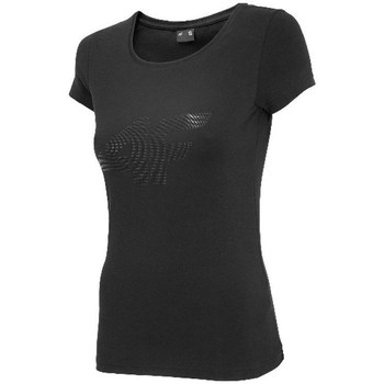 Vêtements Femme T-shirts manches courtes 4F TSD005 Noir