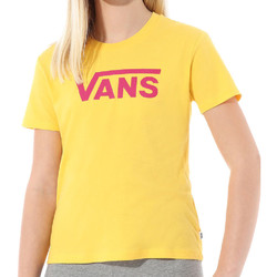 Vêtements Fille T-shirts manches courtes Vans VN0A53P285W1 Jaune