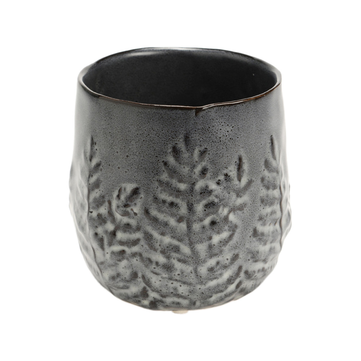 Maison & Déco Vases / caches pots d'intérieur Amadeus Cache Pot de Fleur en céramique grise - RYOKAN Gris