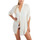 Vêtements Femme Paréos Lisca Tunique chemise estivale manches trois-quarts Panama Blanc