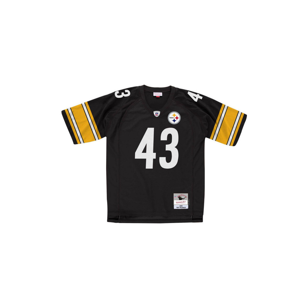 Vêtements T-shirts manches courtes Mitchell And Ness Maillot NFL Troy Polamalu Pitt Multicolore