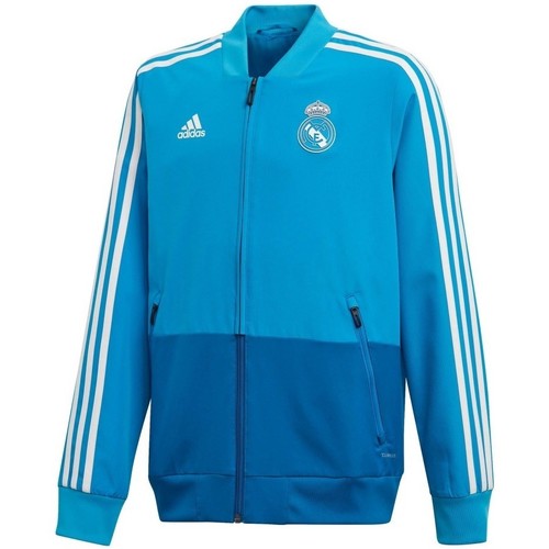 Vêtements Garçon Vestes de survêtement adidas Originals Real Madrid Pre Jkt Bleu