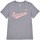 Vêtements Femme T-shirts manches courtes Converse Scripted Wordmark Tee Gris
