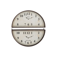 Maison & Déco Horloges J-line PARIS TO NY Noir