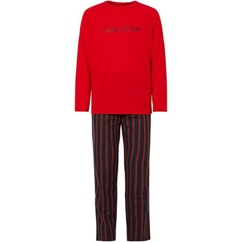 Vêtements Homme Pyjamas / Chemises de nuit Calvin Klein Jeans Pyjama long, ensemble Rouge et noir