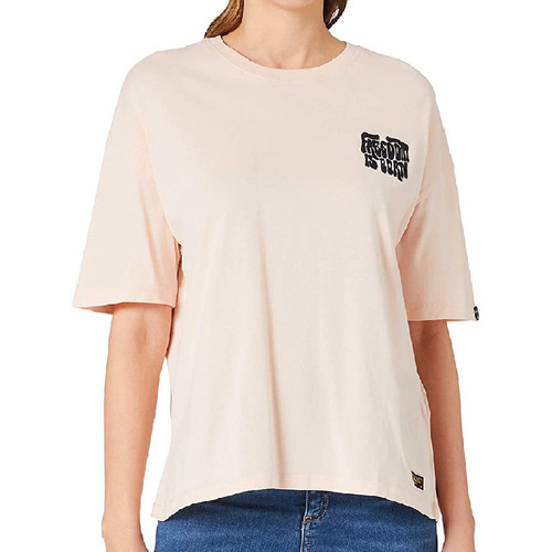 Vêtements Femme T-shirts manches courtes Superdry W1010468A Rose