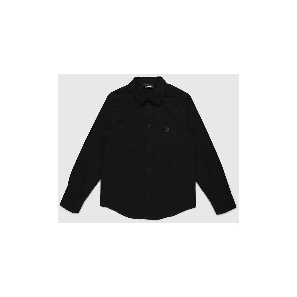 Vêtements Garçon Chemises manches longues Diesel 00J4QM KXB25 CSBILL-K900 BLACK Noir