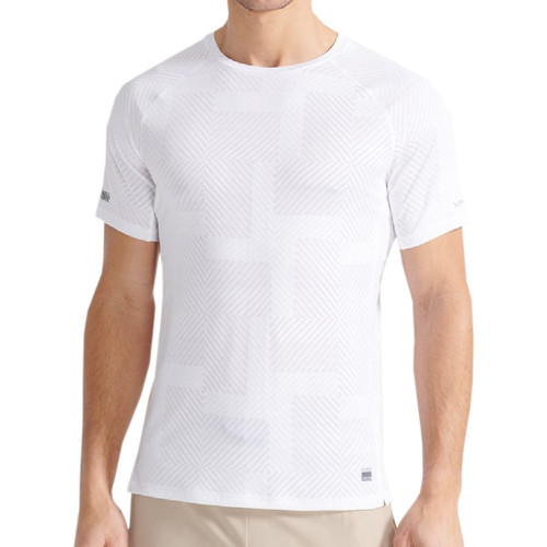 Homme Superdry MS310561A Blanc - Vêtements T-shirts manches courtes Homme 46 