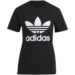 Vêtements Femme T-shirts manches courtes adidas Originals adidas Adicolor Classics Trefoil Tee Noir