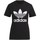 Vêtements Femme T-shirts manches courtes adidas Originals adidas Adicolor Classics Trefoil Tee Noir
