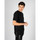 Vêtements Homme T-shirts manches courtes Les Hommes LKT144 740U | Relaxed Fit Lyocell T-Shirt Noir